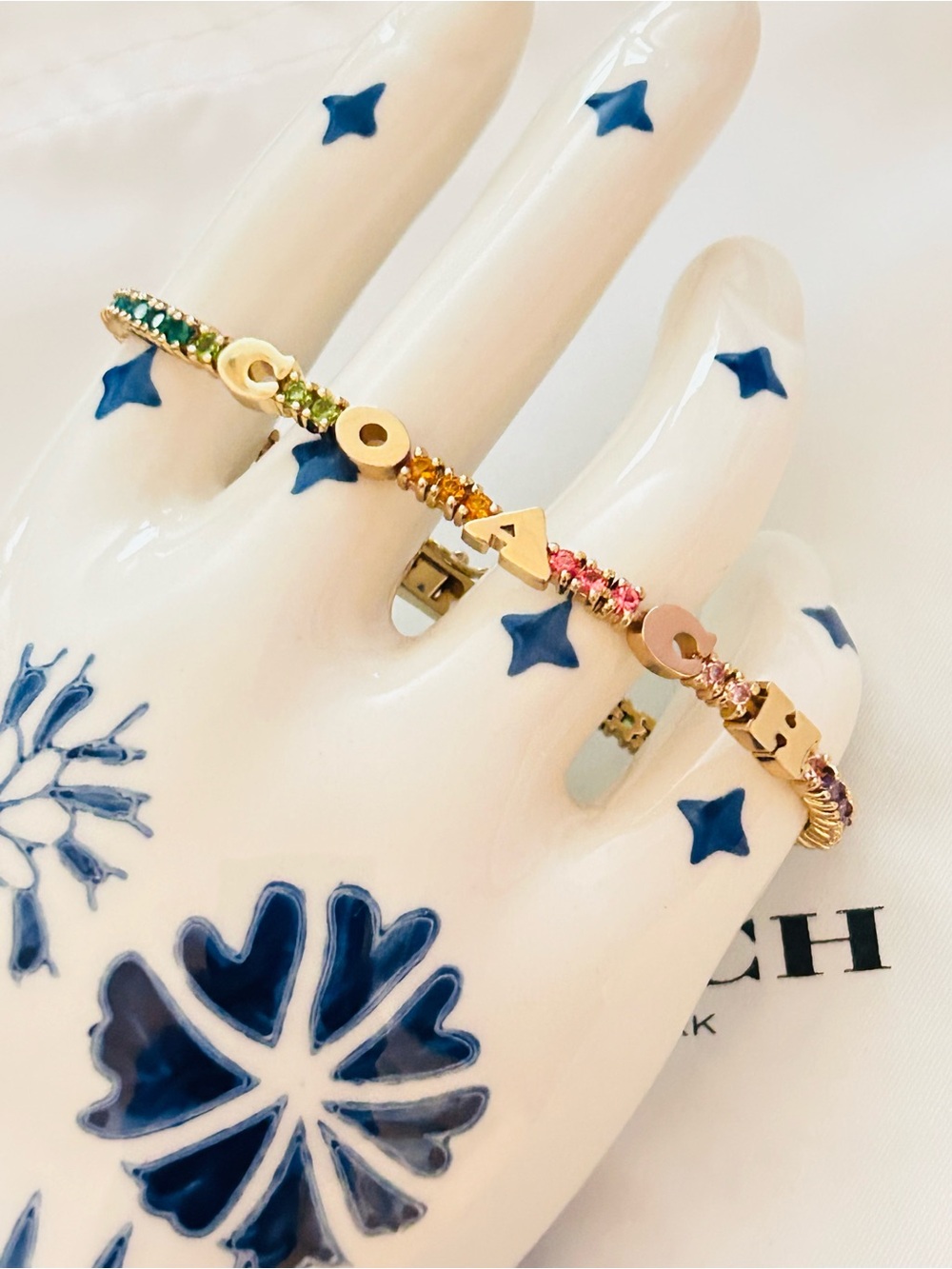 NWOT Coach Rainbow Tennis Bracelet - Picture 14 of 15